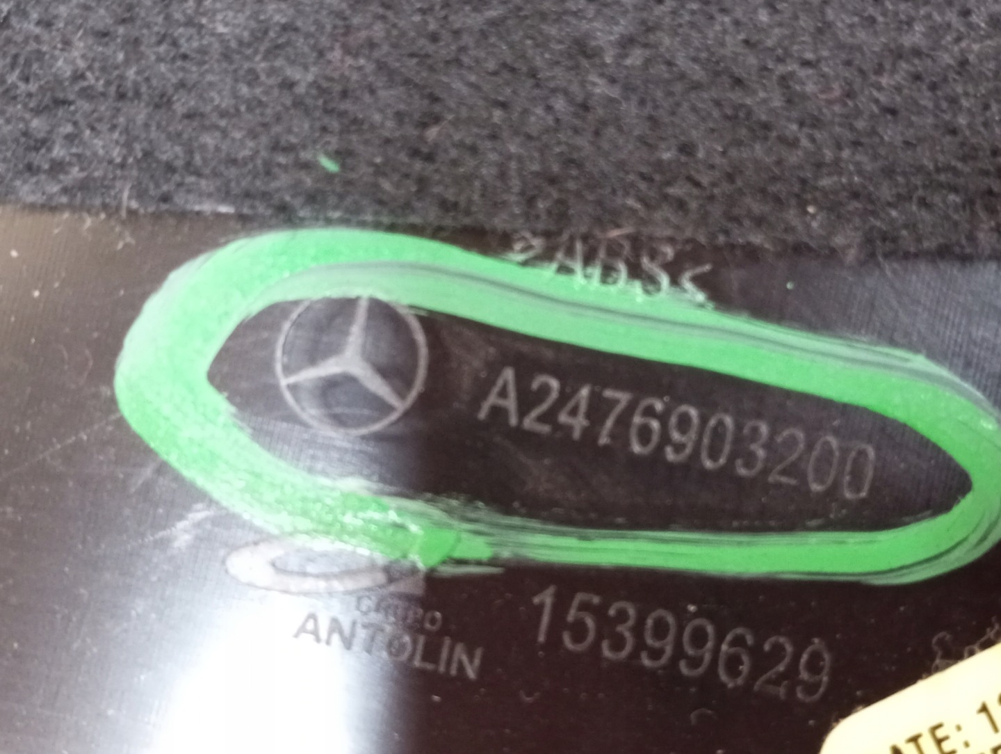Blende Abdeckung SLUPKA MERCEDES GLB A2476903100 A2476903200