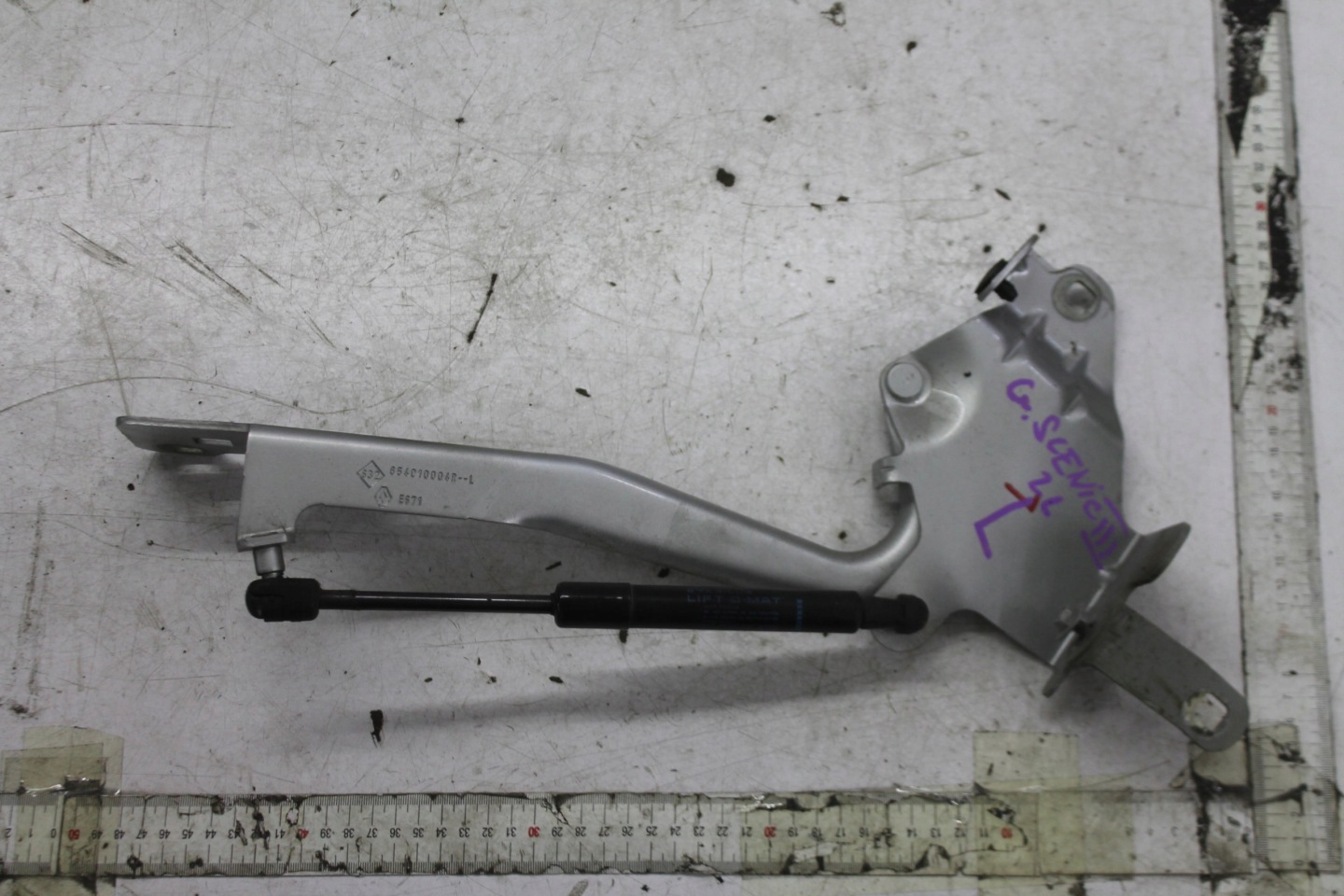 hinge bonnet hinges KOMPLET SCENIC III TED69 13
