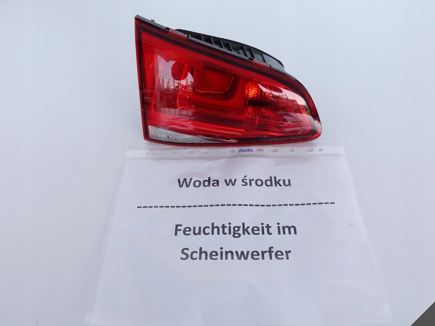 VW GOLF VII 7 5G0 12-16 light trunk door left rear part