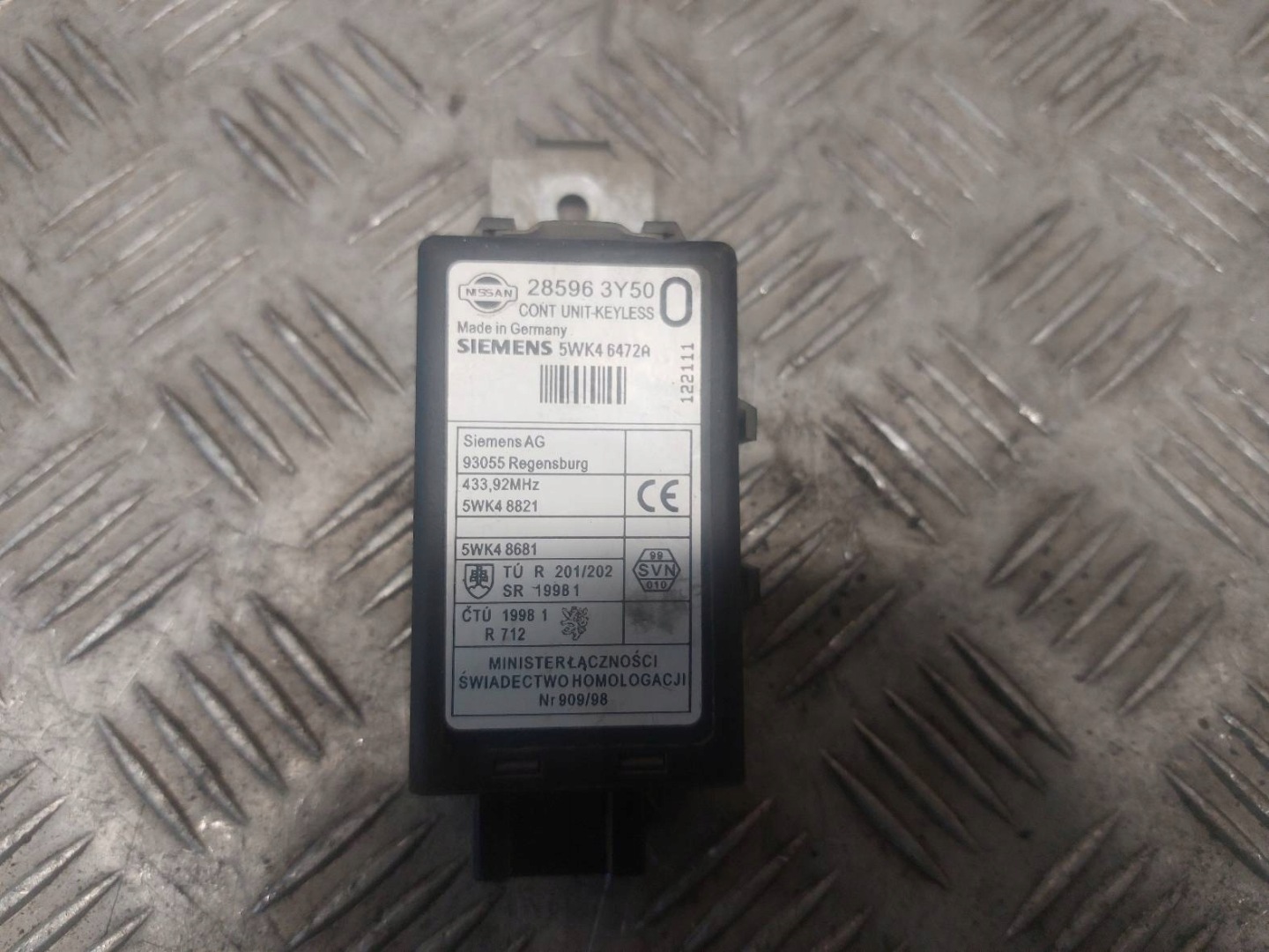 Module de la serrure Central NISSAN X-TRAIL et