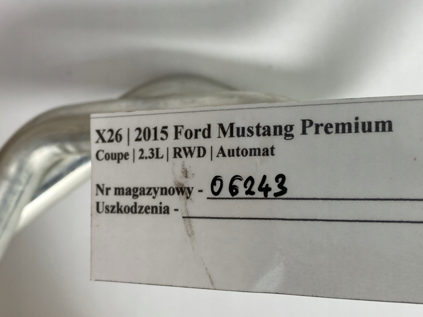 heater Ford Mustang VI 2015+ USA