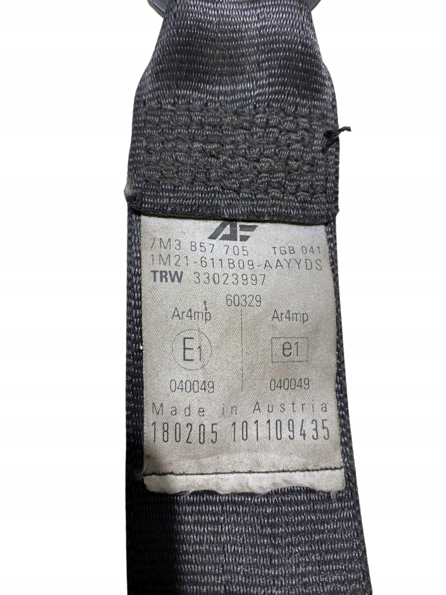 tension belt safety left front GALAXY and FL 7M3857705