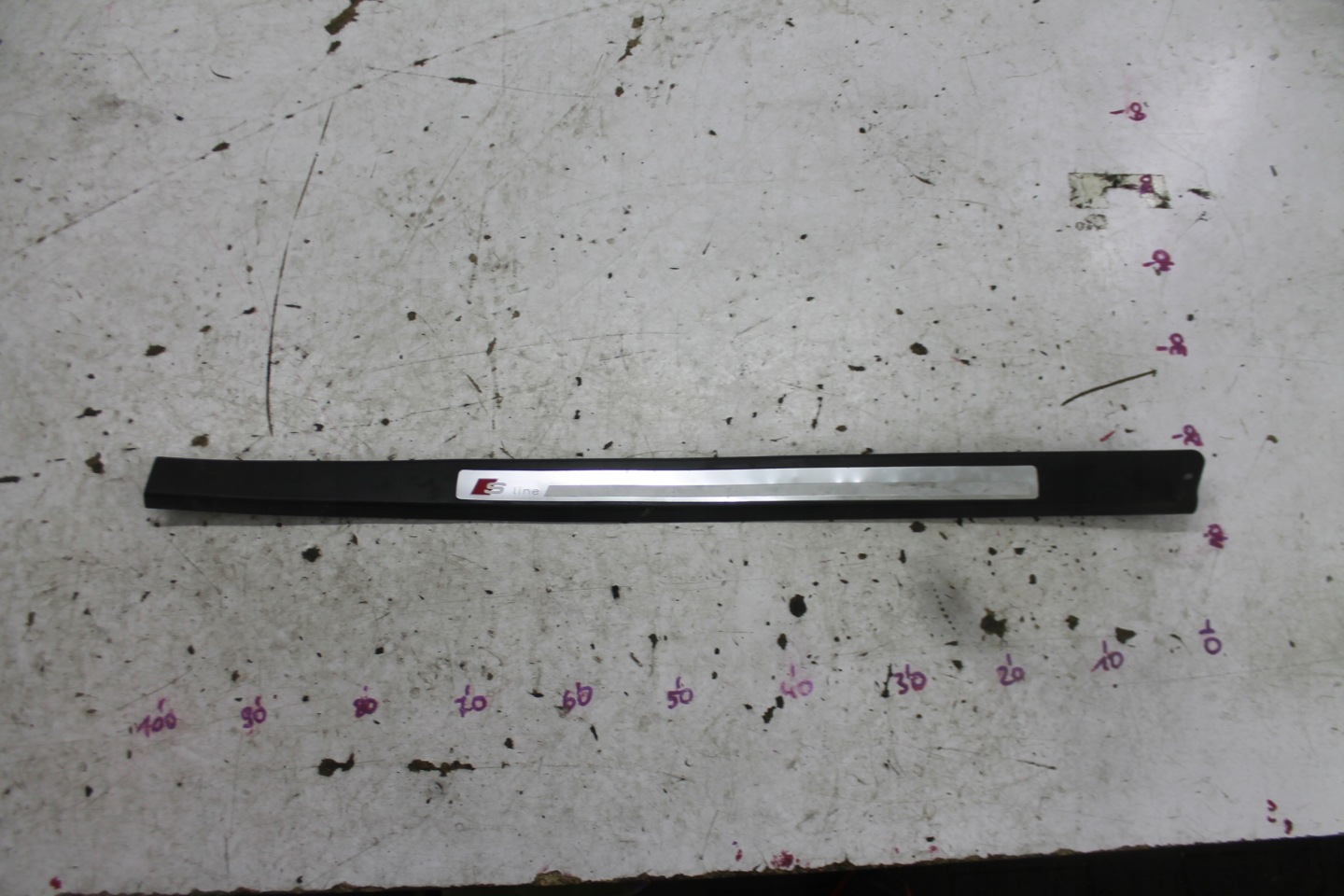 moulding cap threshold S-LINE KOMPLET AUDI A3 8P 5-D LIFT 08-13