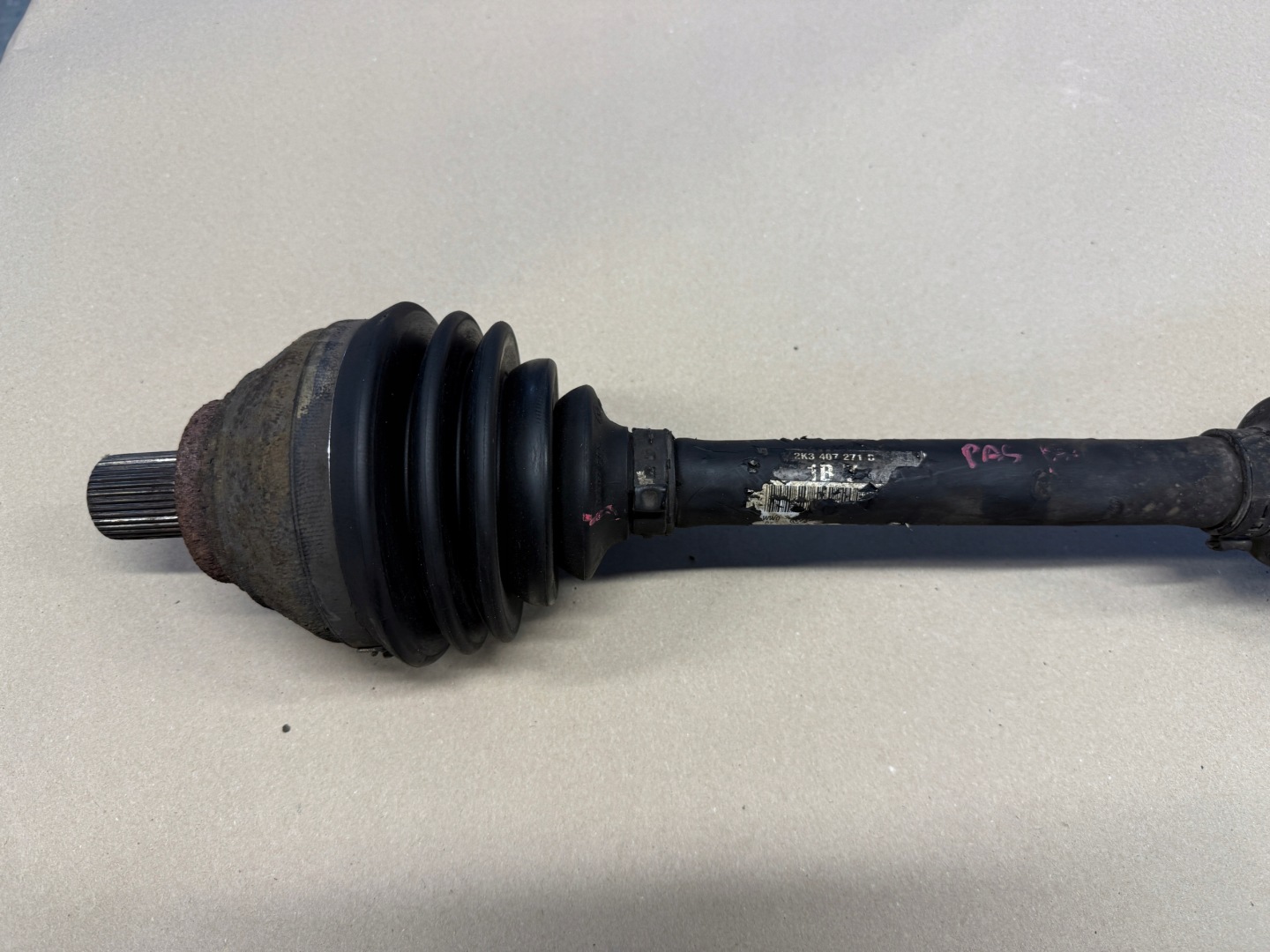 VW PASSAT B6 1.8 TSI semi-axis left AUTOMAT DSG 2K3407271D