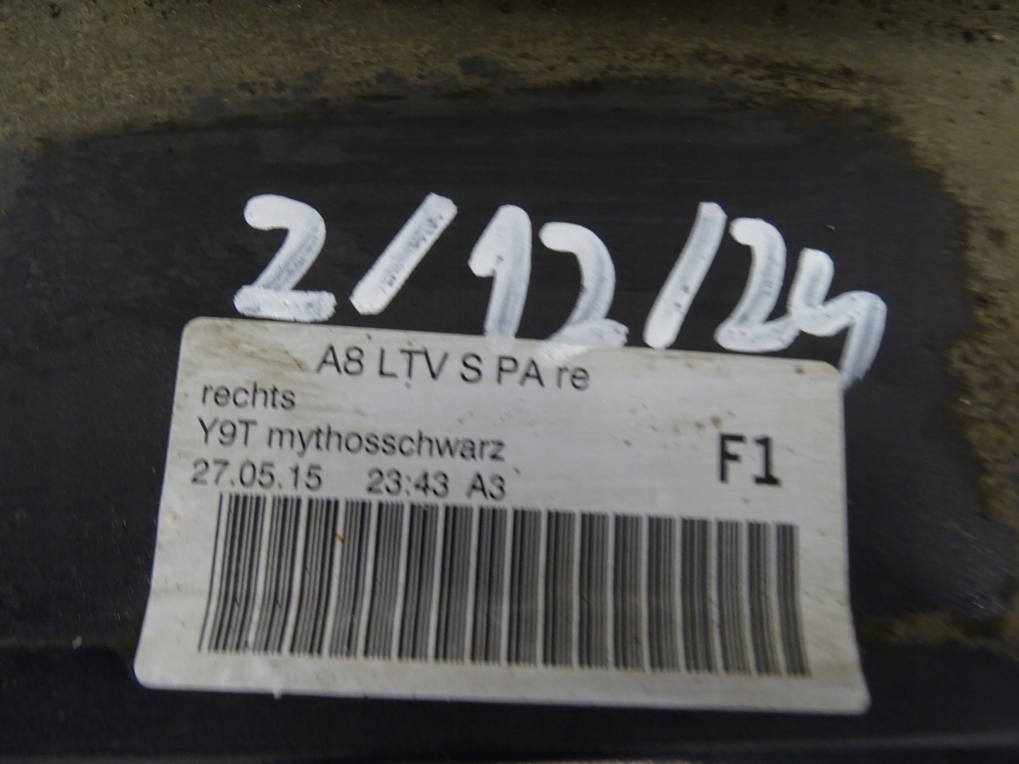 moulding threshold threshold AUDI S8 D4 LIFT 4H0853856F LY9T