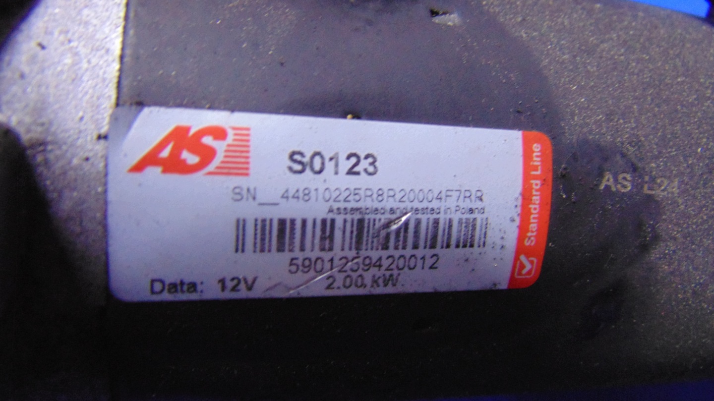 starter 2.2TDCI FORD TRANSIT CUSTOM 12-20 ROK