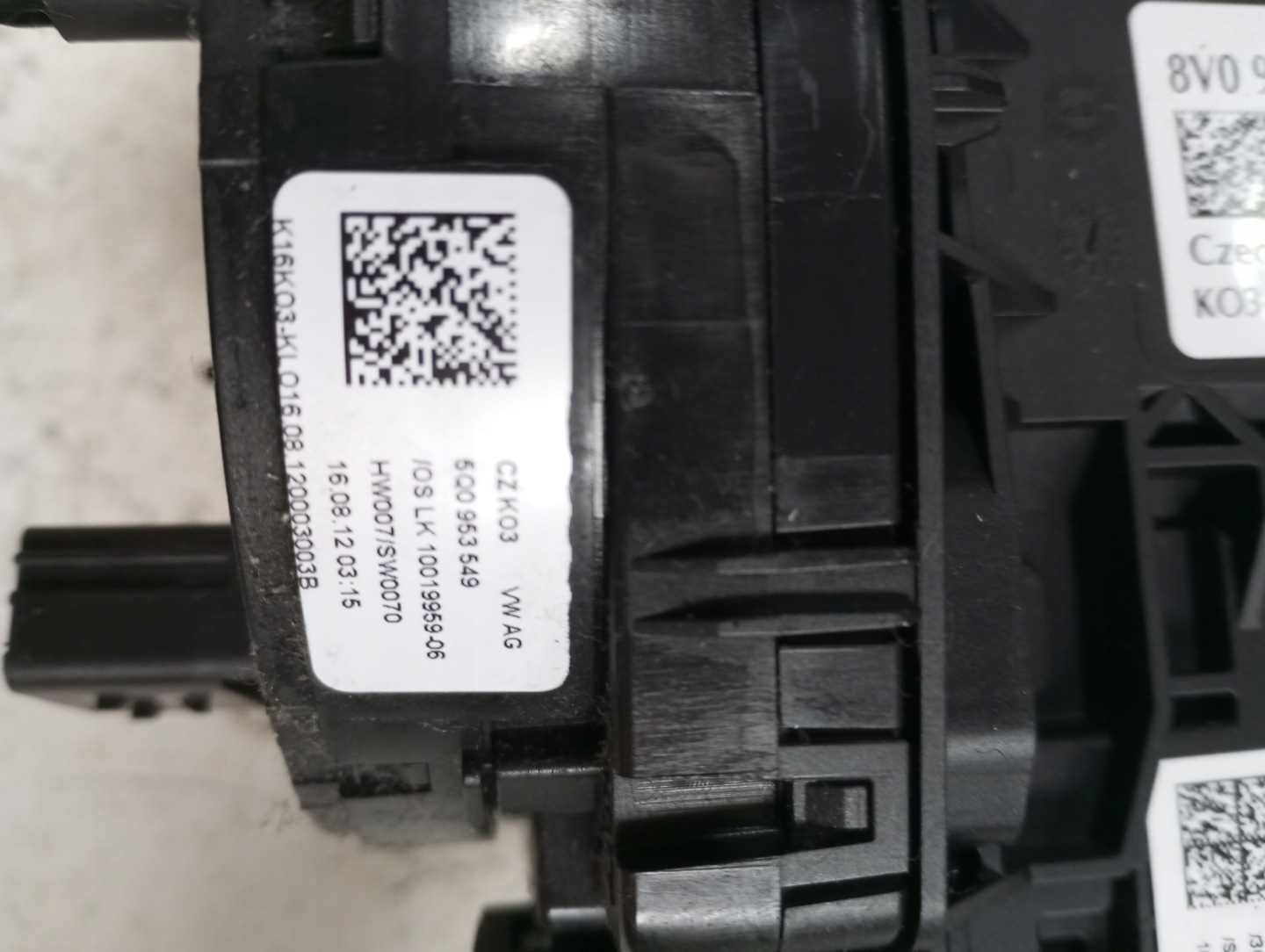 DEVIO LUCI TERGICRISTALLO TERGI AUDI A3 8V0 8V0953521P