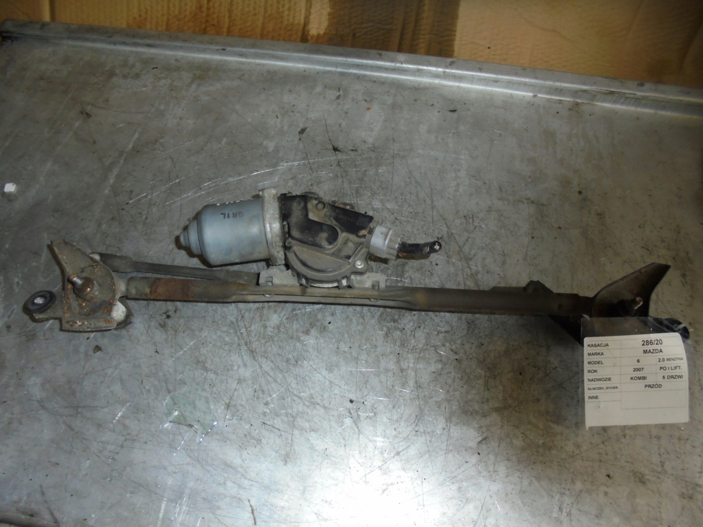 WISCHERGESTÄNGE MAZDA 6 2,0B KOMBI