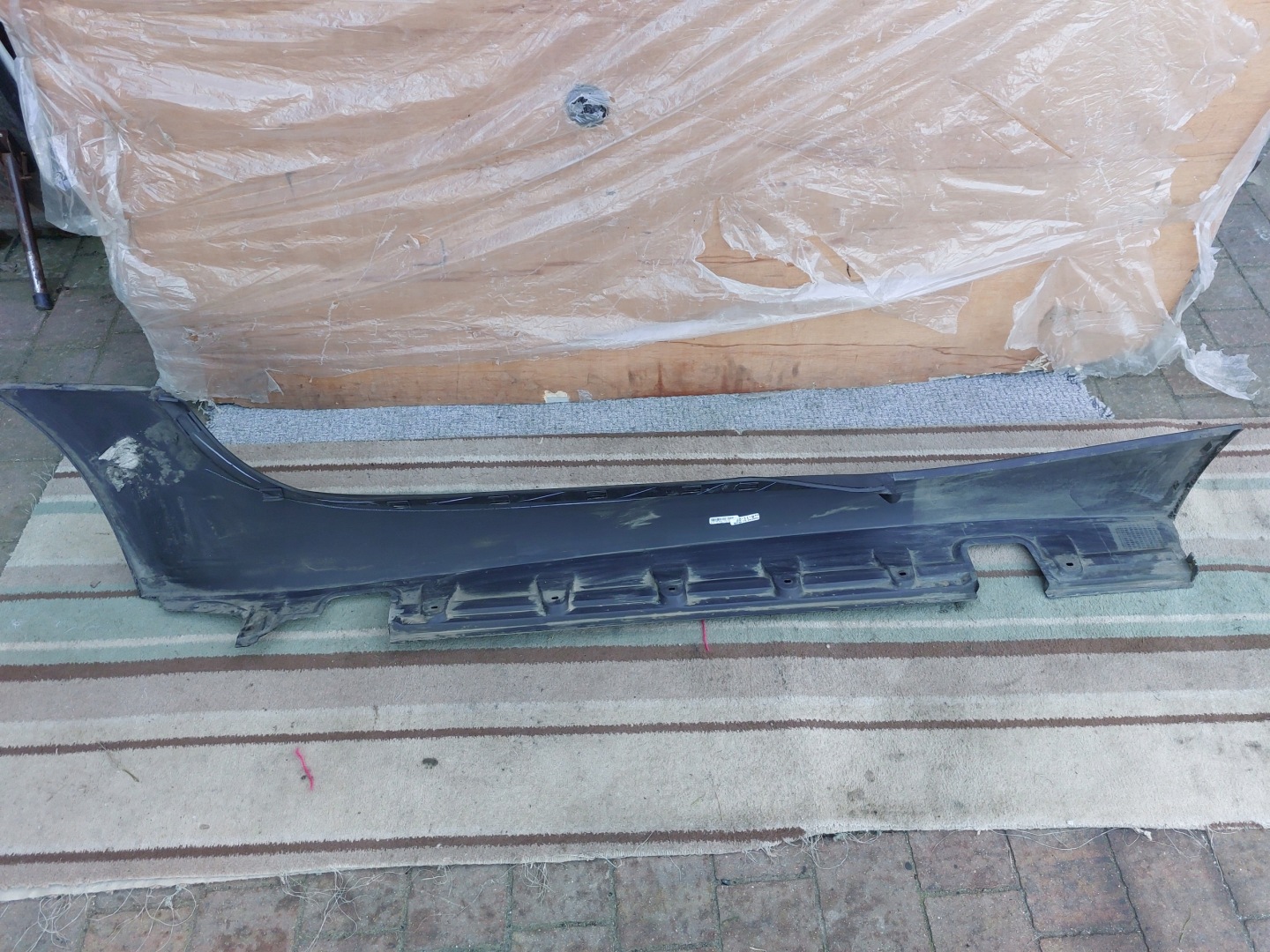 BMW Z4 E85 7016529 moulding threshold left black 668