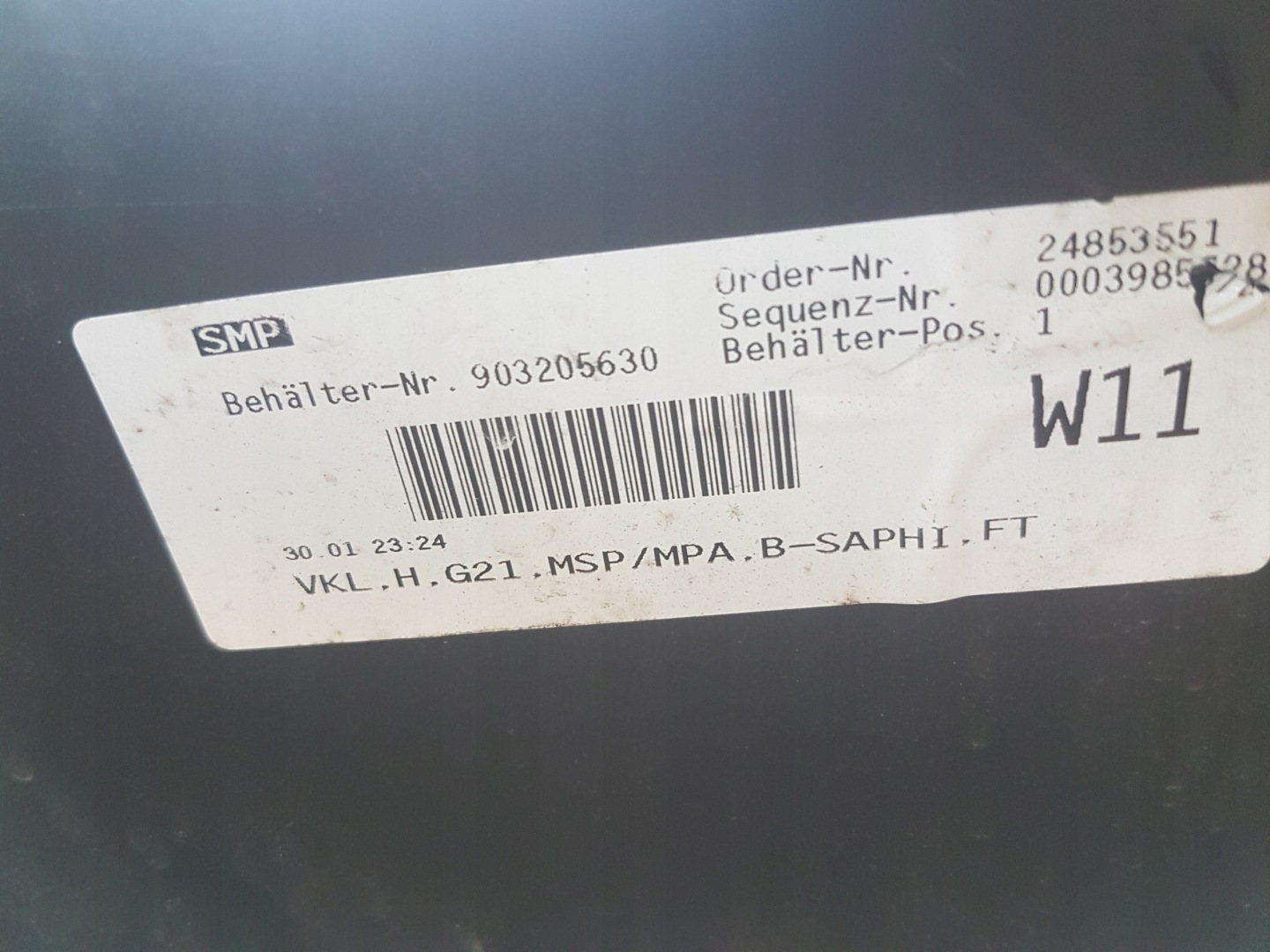 bumper rear BMW SERIA 3 G21 m-packet