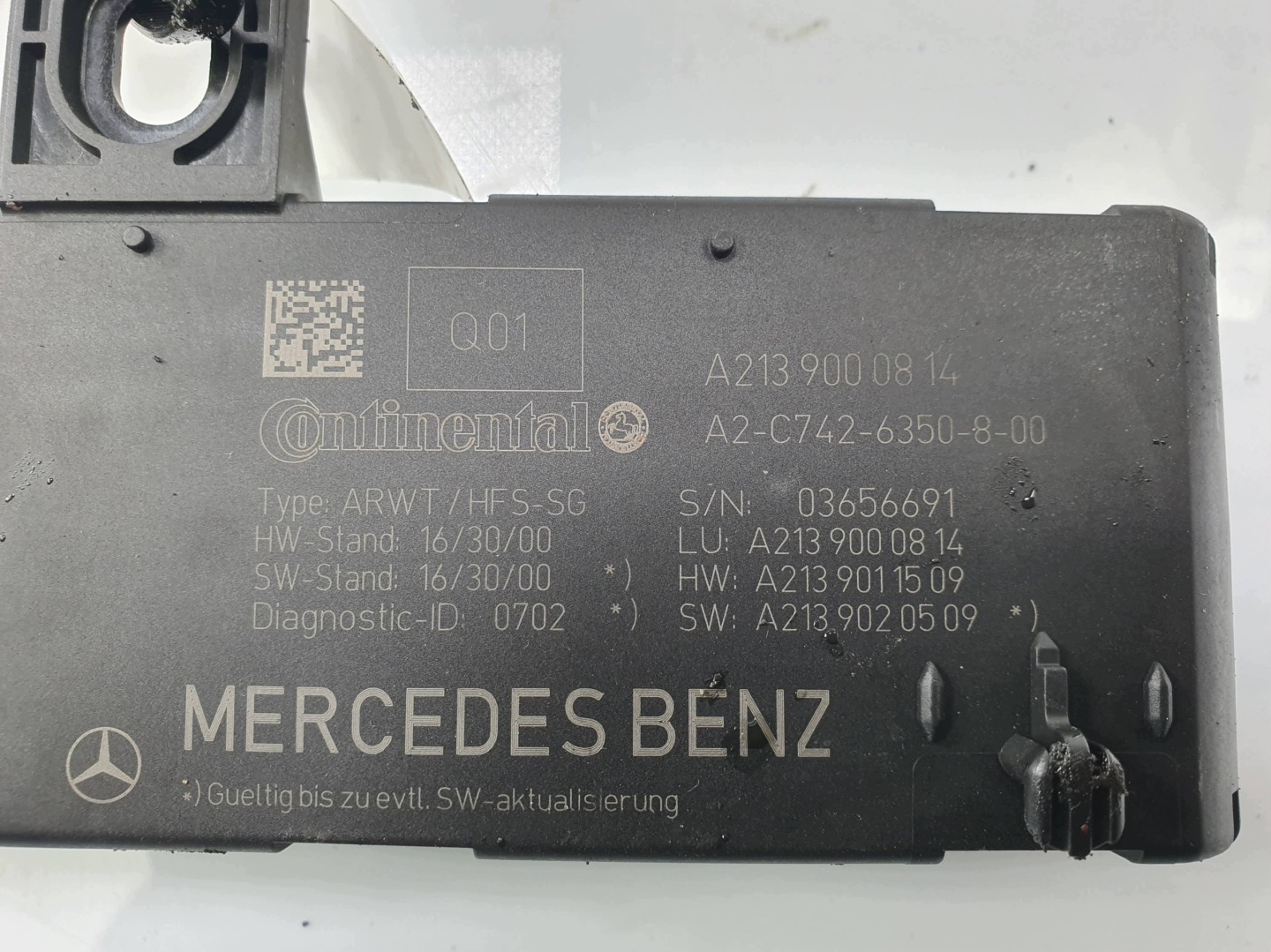 modulo A2139000814 MERCEDES C W205 4MATIC 2018