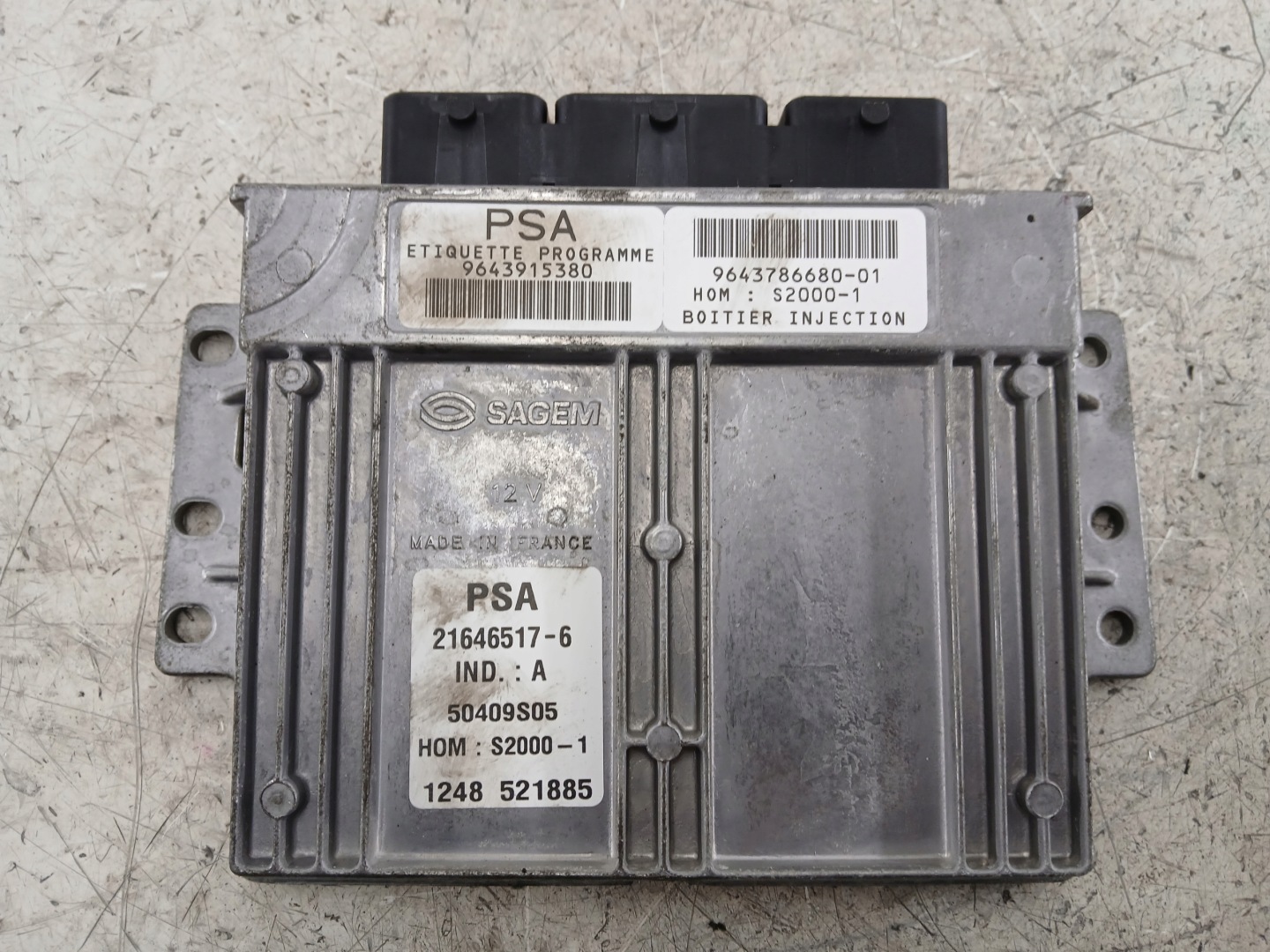 CITROEN C5 e 1.8 Centralina Motore 9643915380