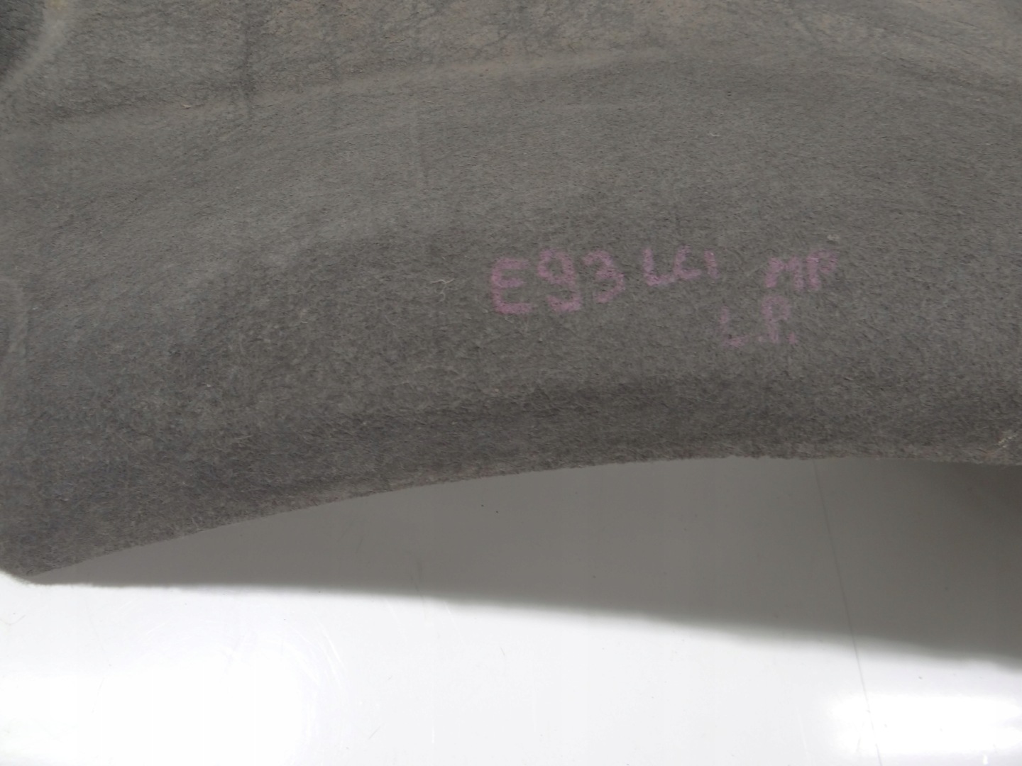 mudguard left front BMW E93 LCI M PAKIET