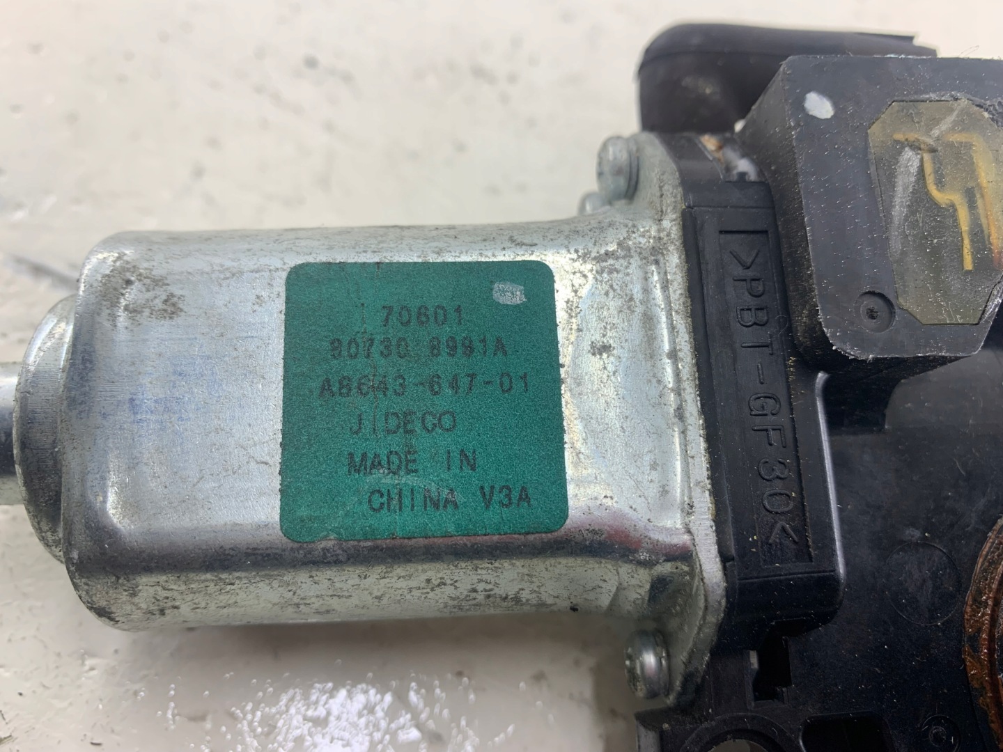 NISSAN TIIDA mini motor windows right front 807308991A