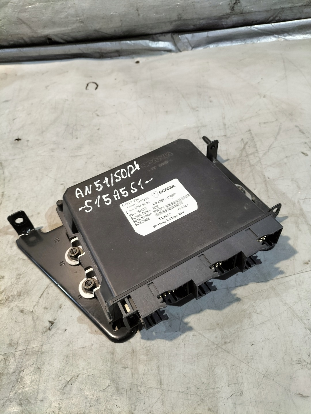 control unit COO, E30 Temic Scania R