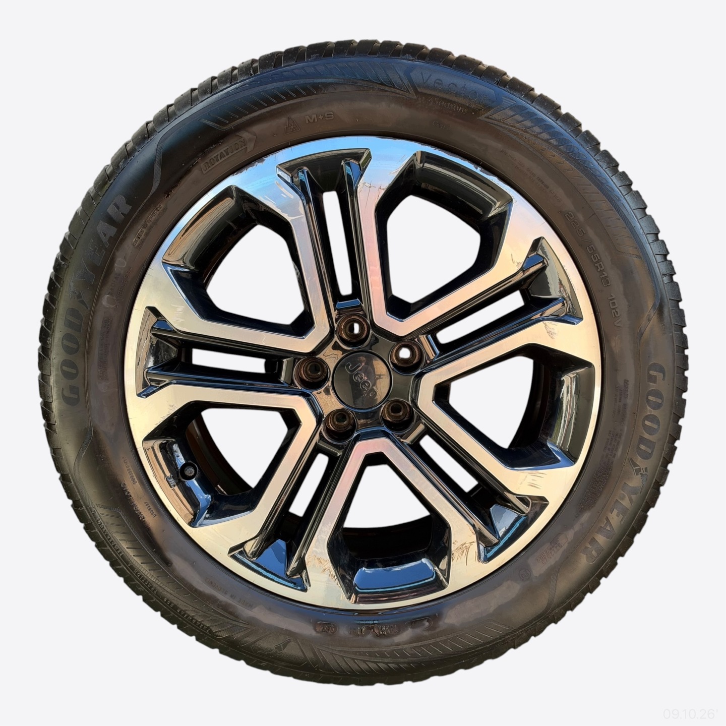 ruote pneumatici, gomme cerchi JEEP COMPASS II LIFT GOODYEAR 225/55/18" 6MM pneumatico invernale M+S