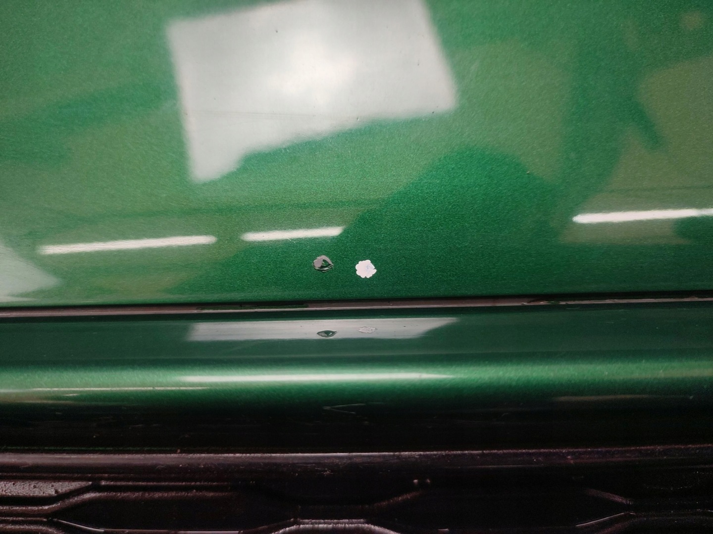 bumper rear part MINI COOPER F55 LIFT LAK: C3B (18-20)