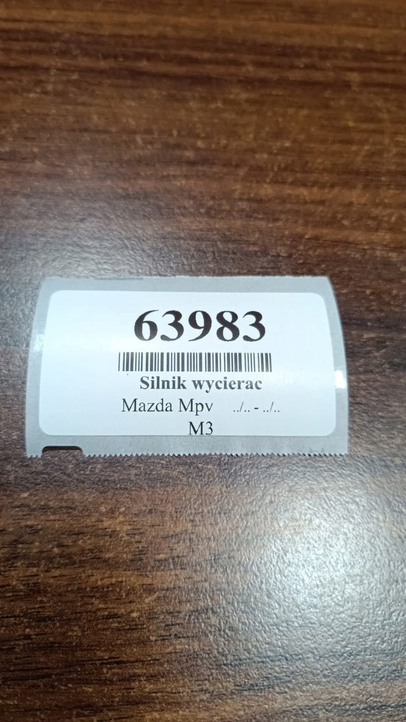 MAZDA MPV motor ablaktörlők far