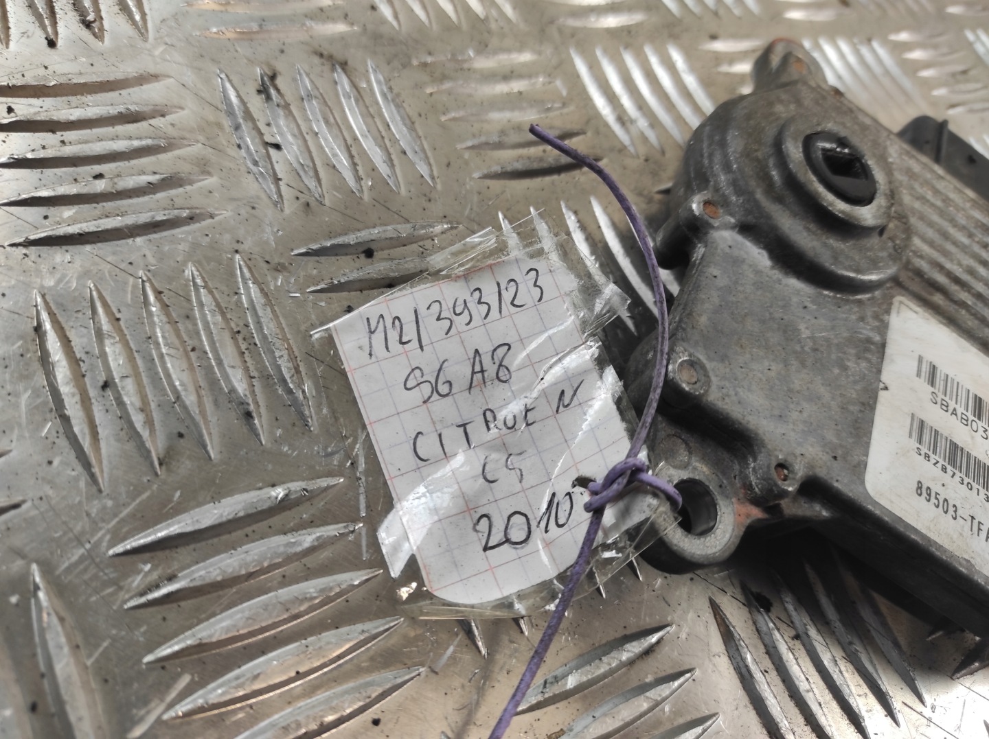 module control unit gearboxes CITROEN C5 III X7 89503-TFA280-45 SBAB038206
