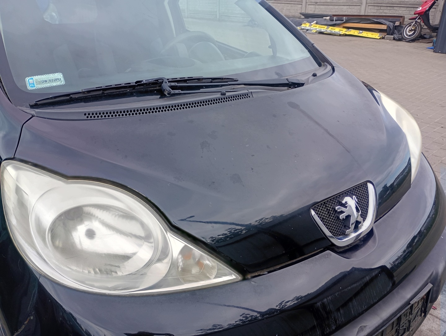 Cofano Peugeot 107 FL 08-14 kod lakieru EXLD