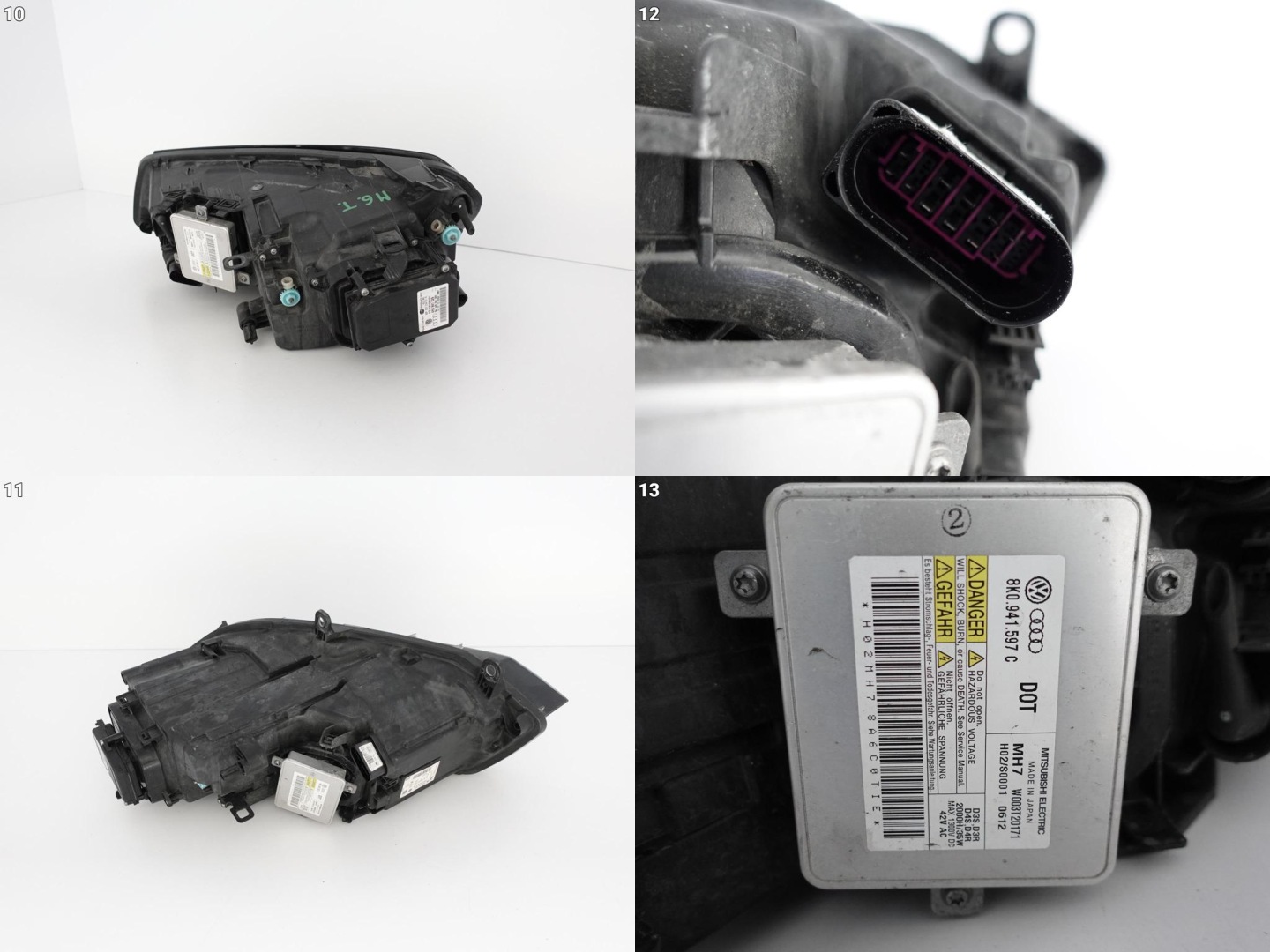 VW TOUAREG II 2 7P1 10-14 XENON+LED right light