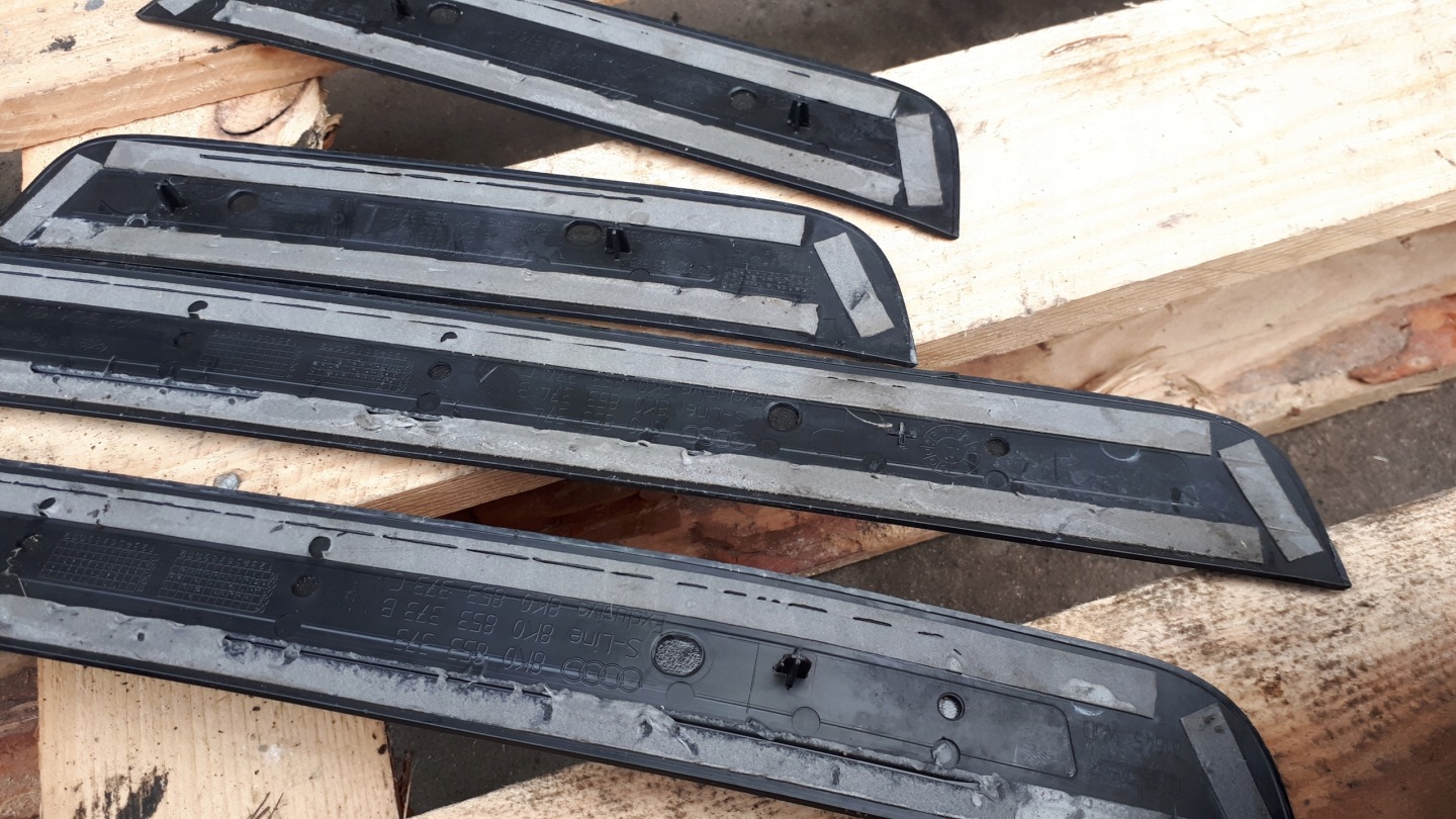S4 B8 A4 moulding mouldings caps threshold SLINE
