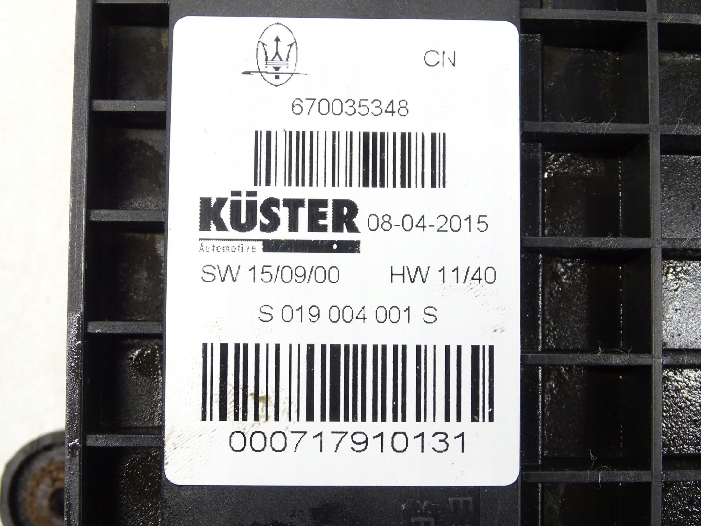 páčka elektrická brzda MASERATI GHIBLI III 670035348