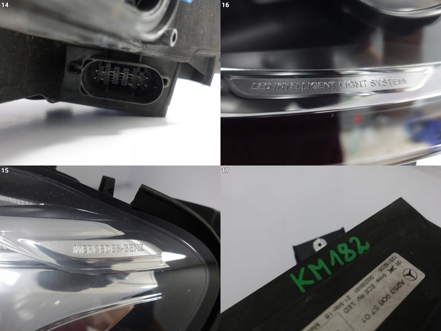 MERCEDES GLC X253 15-19 FULL LED ILS INTELLIGENT LIGHT SYSTEM light left EU