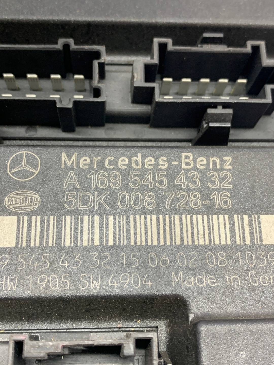 module control unit KOMFORTU A1695454332 MERCEDES