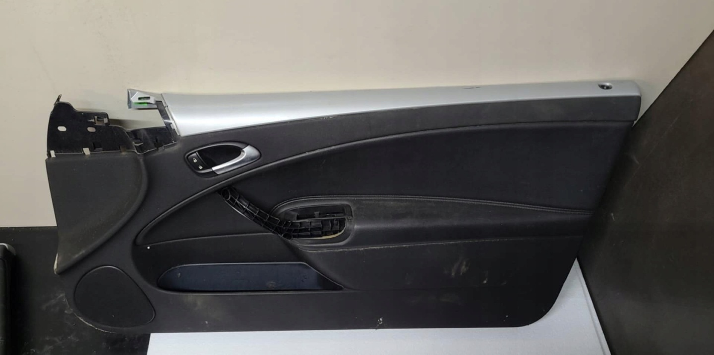 side right front SAAB 9-3 CABRIO 93 II ciemna leather black