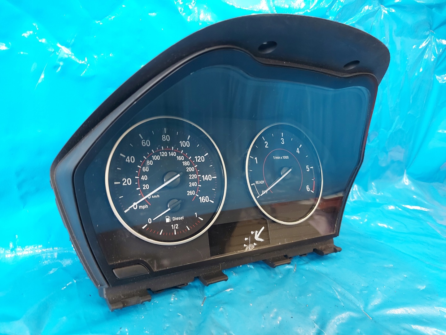 dials clock BMW 1 2012 R 1.6 B UK 62109287468