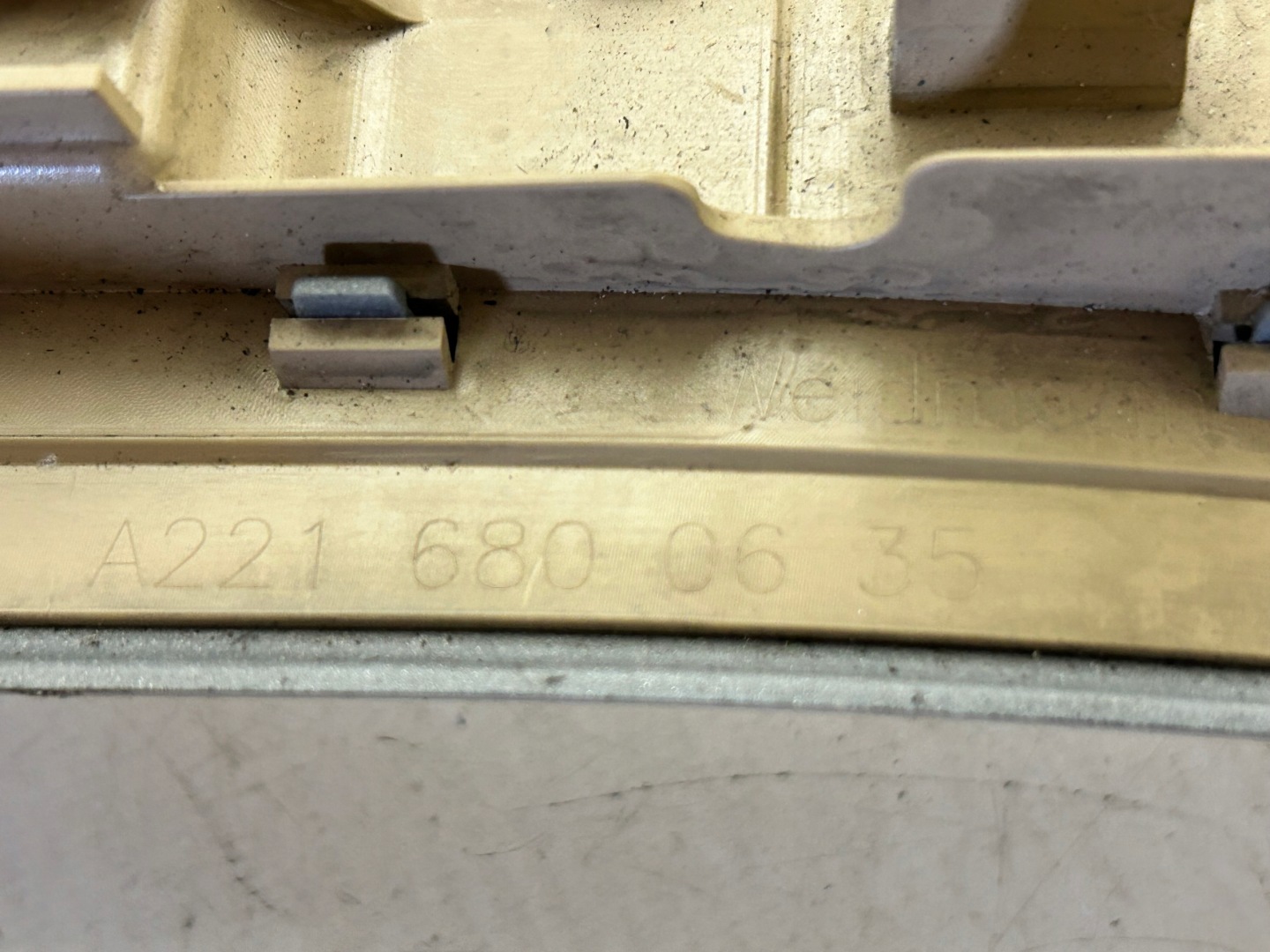 MERCEDES W221 mouldings caps threshold CHROM KOMPLET front rear part right left