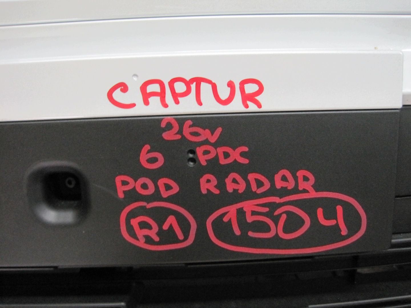 bumper RENAULT CAPTUR II LIFT 6 PDC front front