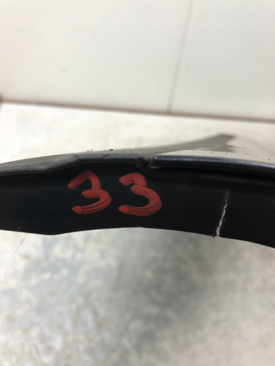moulding door left front PORSCHE CAYENNE 7P5837787Q