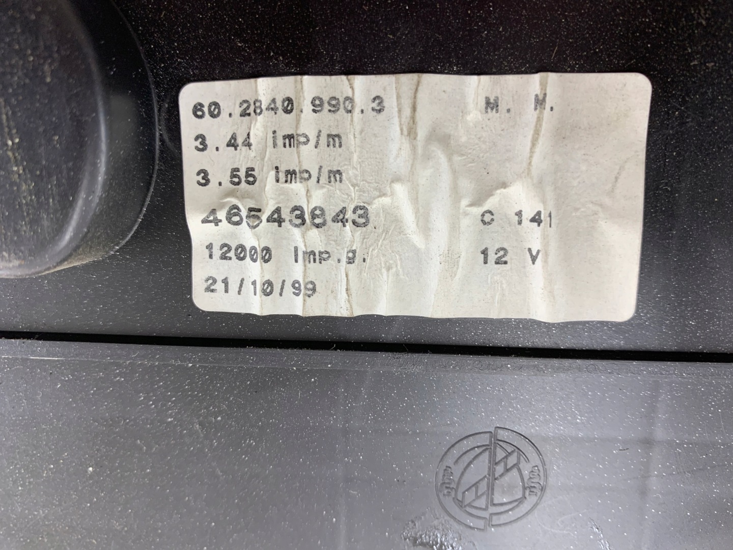 LANCIA LYBRA 1.9 JTD budíku budiky 46543843