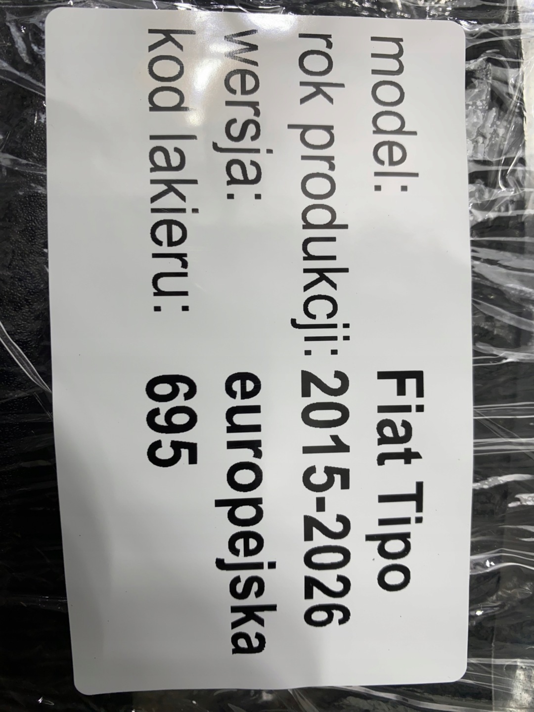 FIAT TIPO II 2015- grid of a bumper left front original 51987349