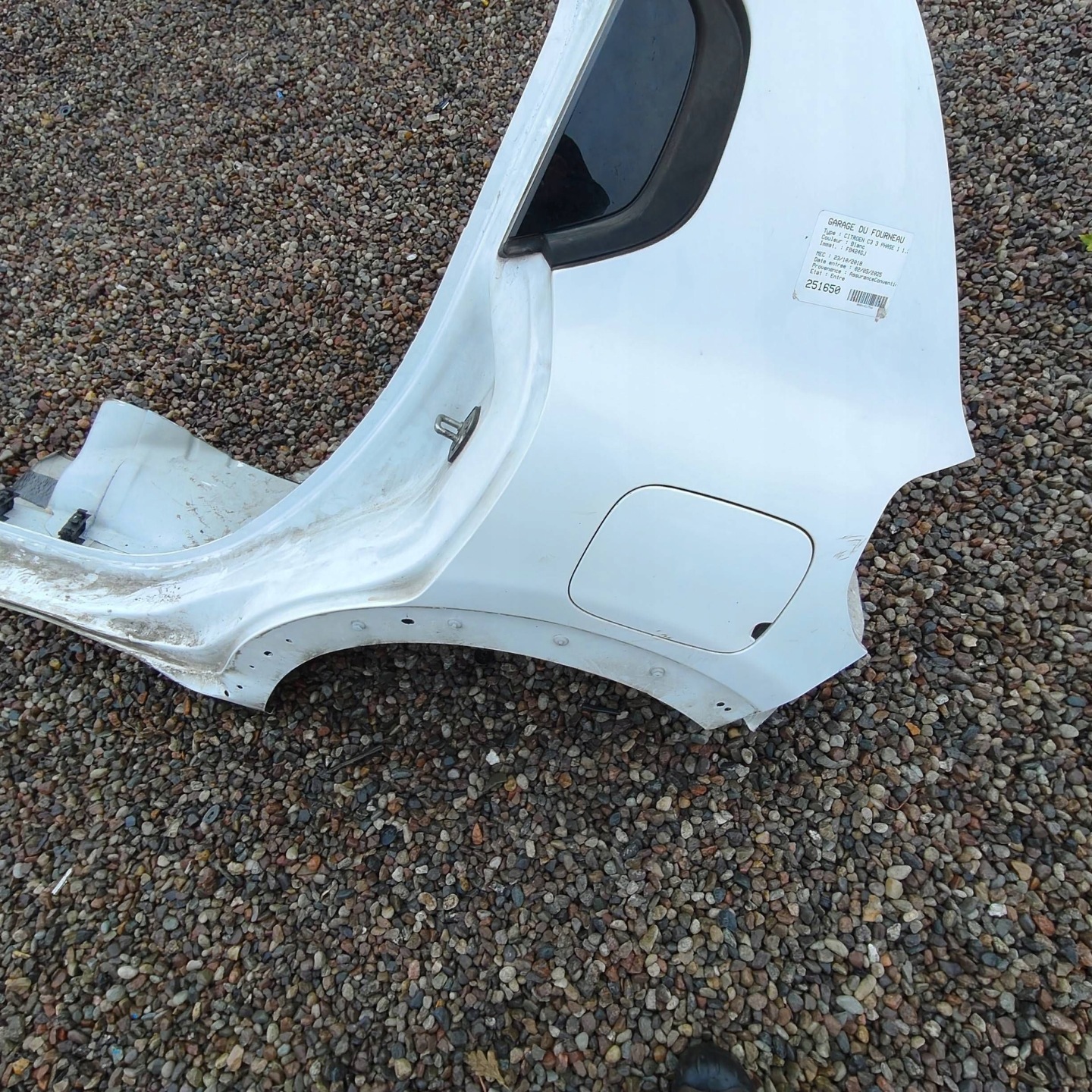 Citroen C3 2017 rear part side left quarter rear