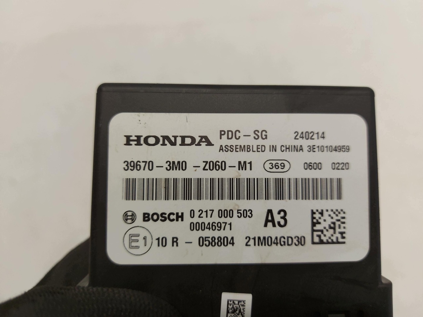 Honda HR-V III eHEV bedienteil modul computer 1.5eh 39670-3m0-z060-m1