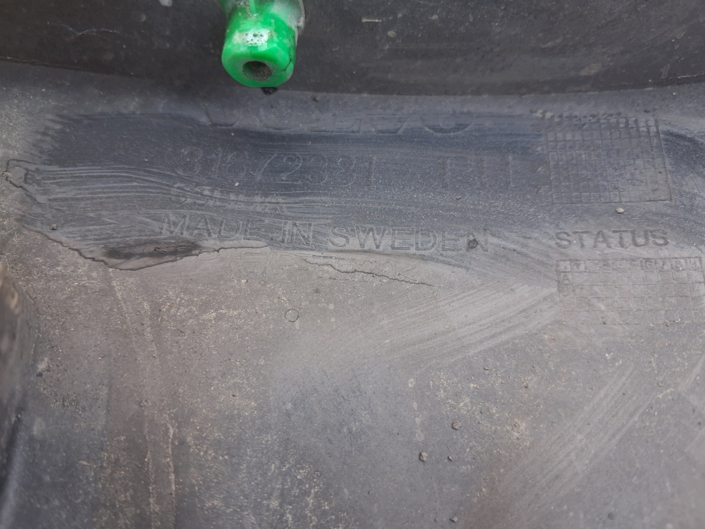 moulding cap threshold right left pipe end VOLVO XC90 II 31672380 31672381