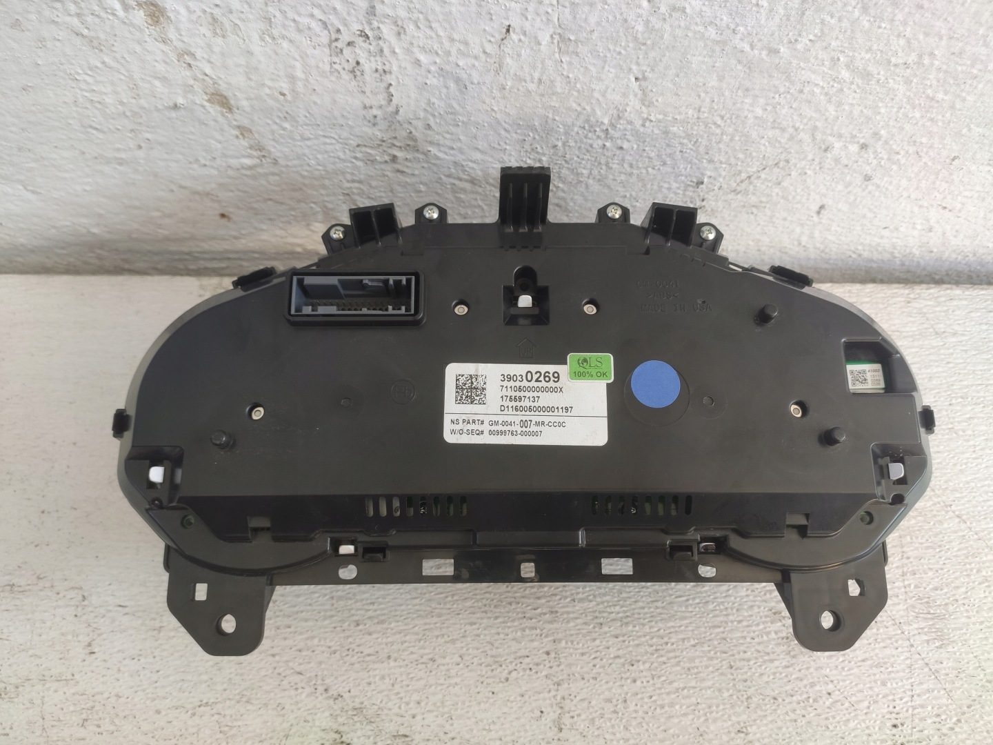 OPEL ASTRA K V 1.6CDTI dials clock ANGLIK