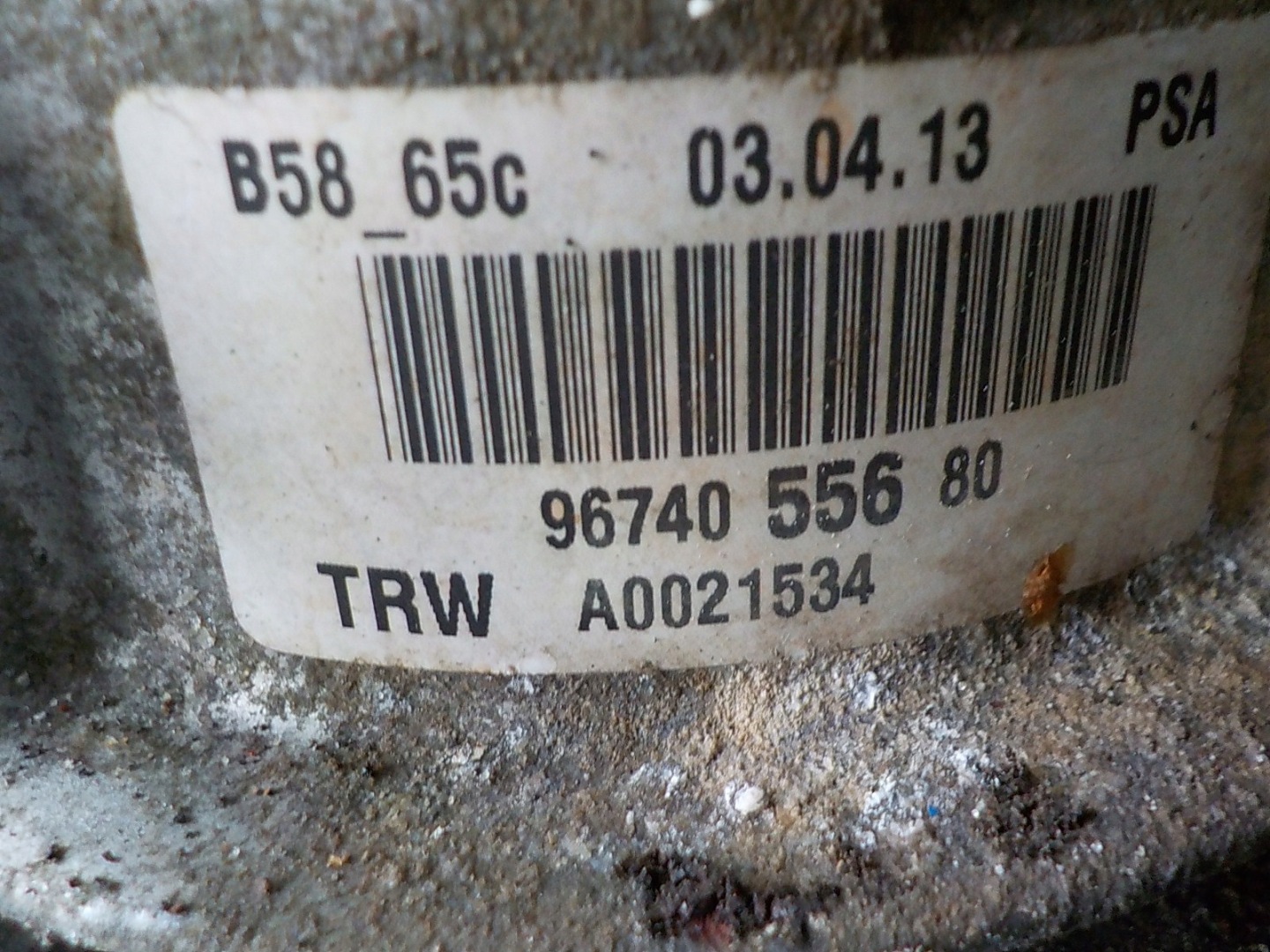 CITROEN C4 GRAND PICASSO e 1.6 HDI Pompa servosterzo 9674055680