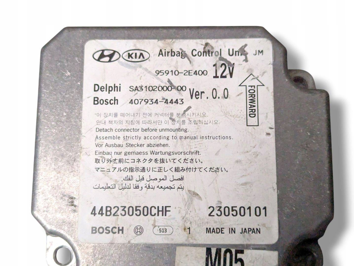 modulo airbag Hyundai Tucson JM 2005 95910-2E400