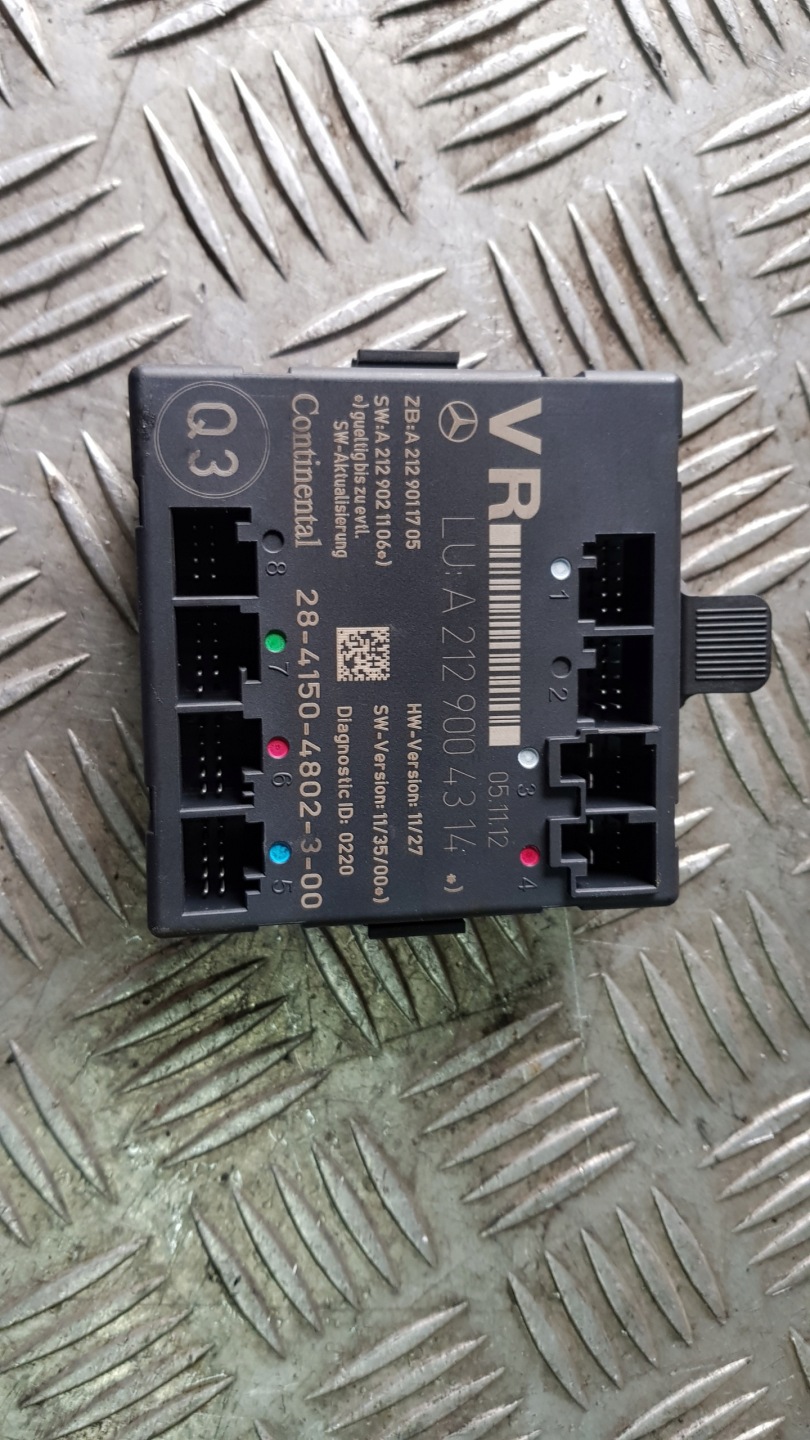 MERCEDES W212 module control unit door right front A2129004314