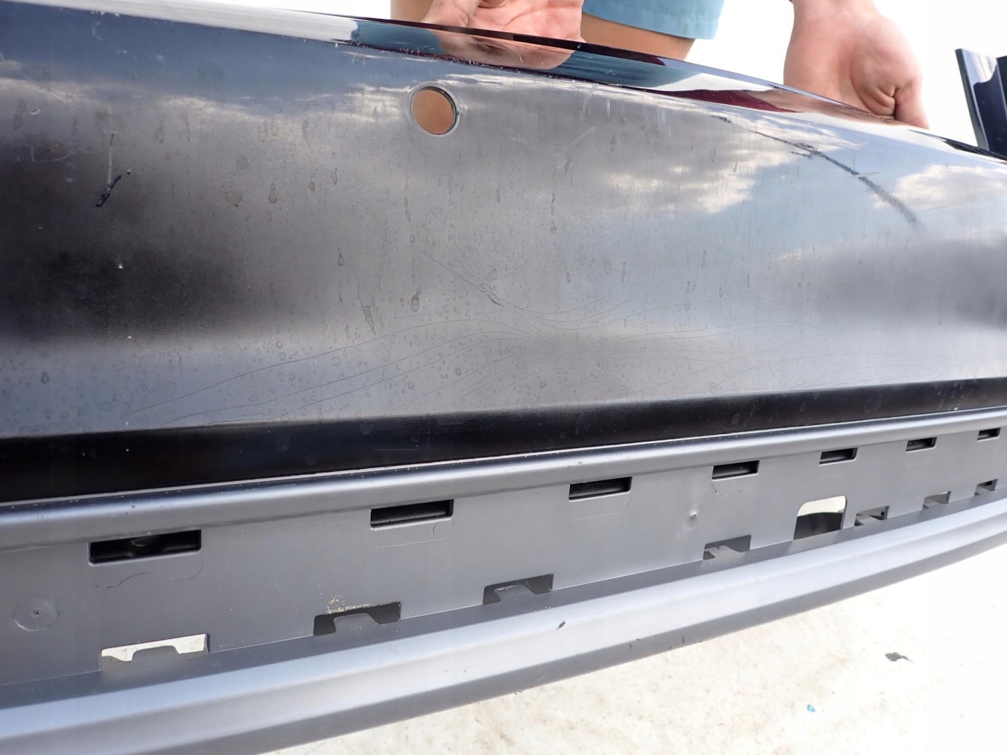 AUDI A6 C7 4G sedan S-LINE 11-14 bumper rear part PDC