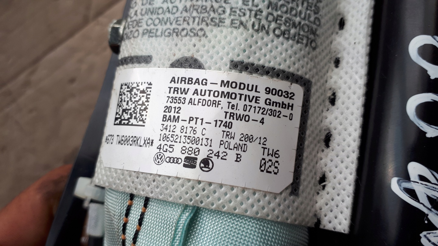 A6 C7 4G seat airbag right front 4G5880242B