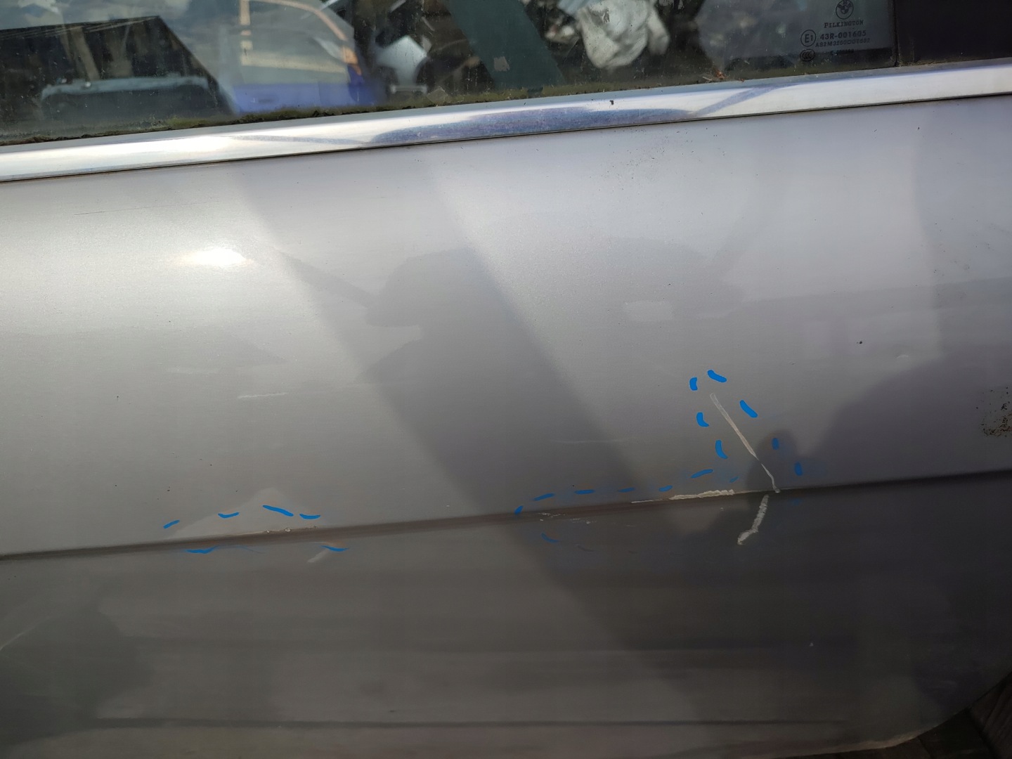 door right rear part right rear. bmw e65 354