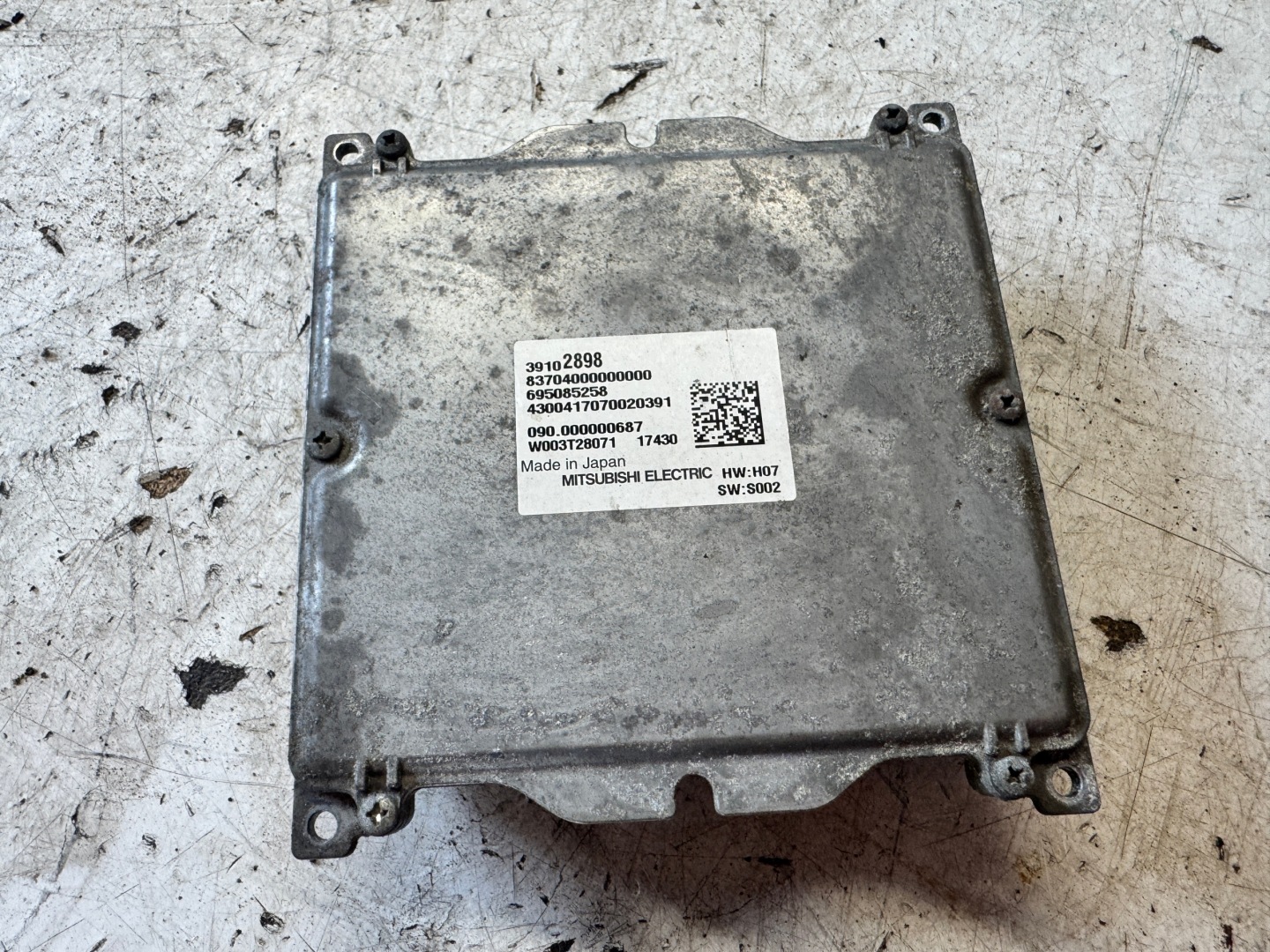 OPEL INSIGNIA B control unit module lights 39102898