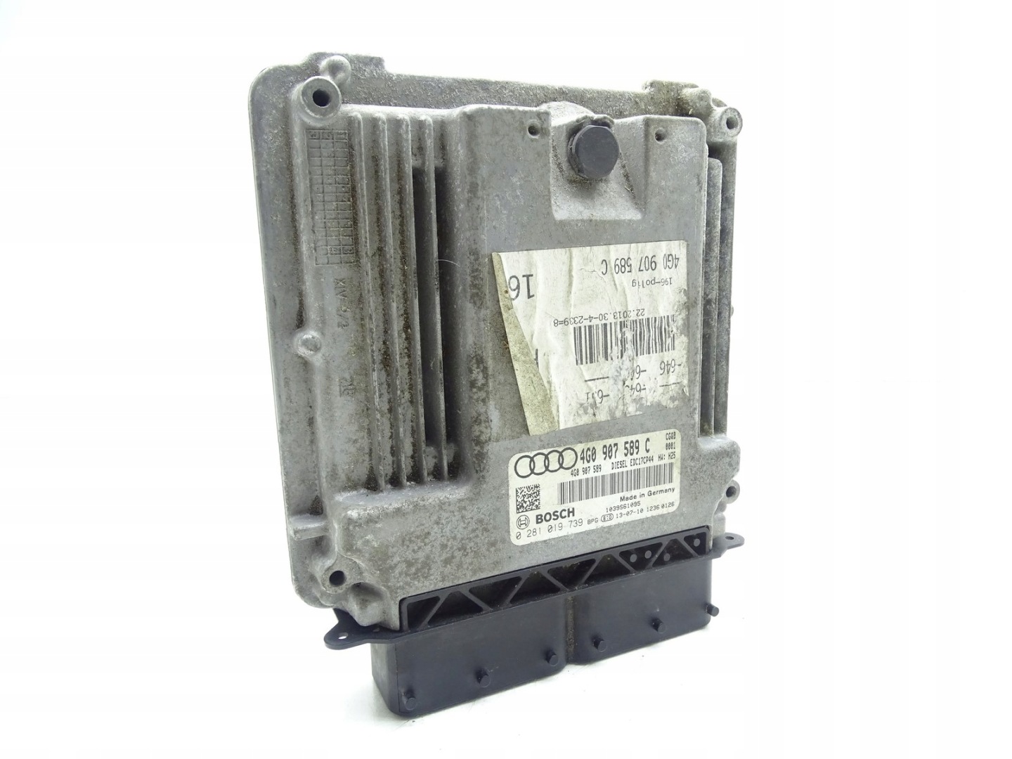 computer control unit of the engine ECU AUDI A6 C7 A7 4G 3.0 BiTDI 4G0907589C