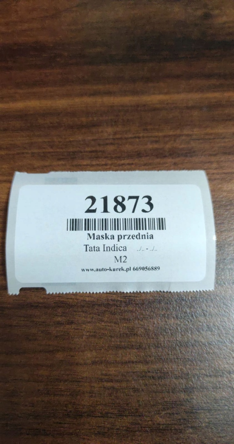 TATA INDICA cofano Anteriore