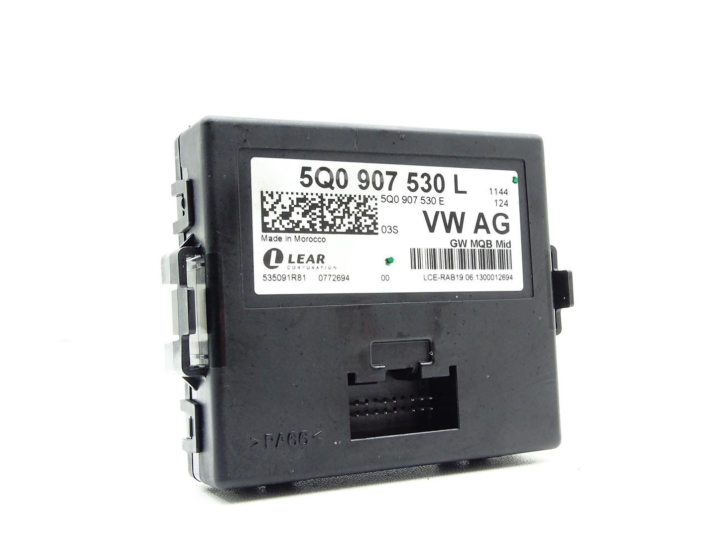 module control unit GATEWAY AUDI A3 S3 8V 5Q0907530L